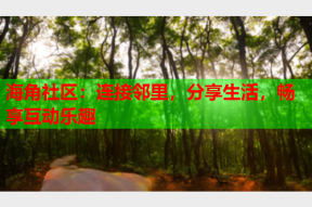 海角社区：连接邻里，分享生活，畅享互动乐趣